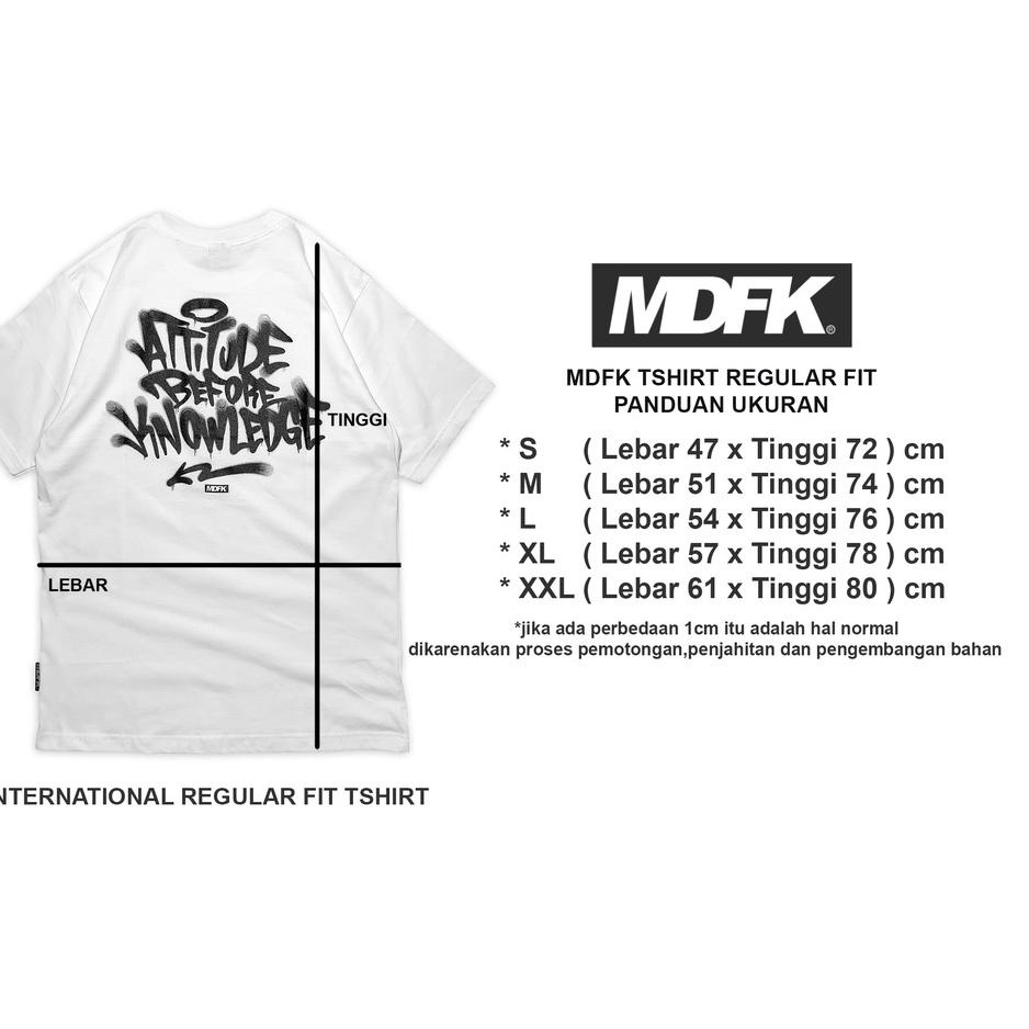 ➞✧✴ MDFK Attitude Graffiti Tshirt (White) Ready