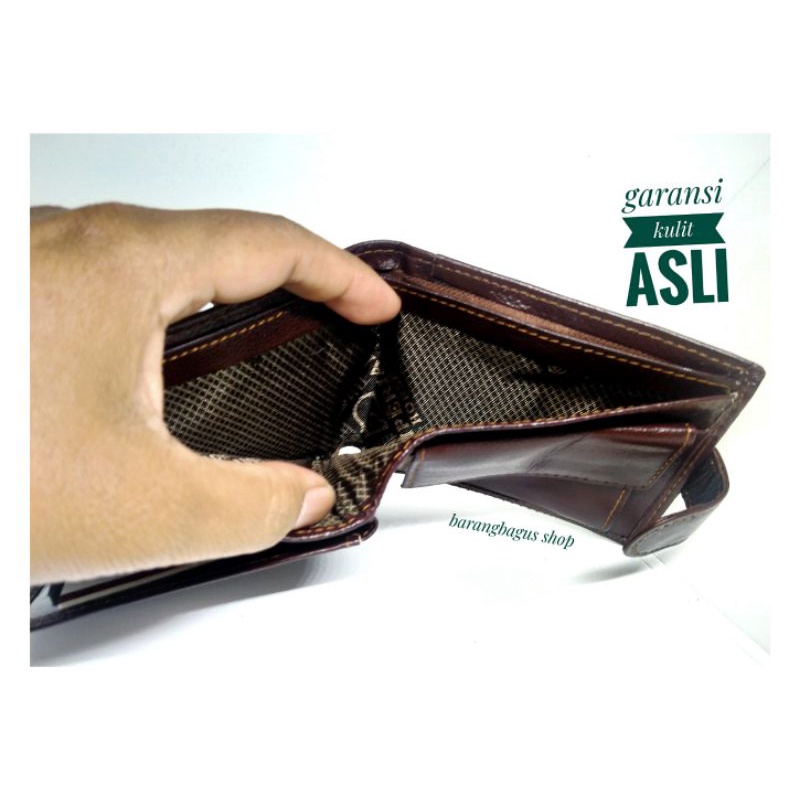 Dompet kulit asli pria original import imperial horse ukuran sedang / standar