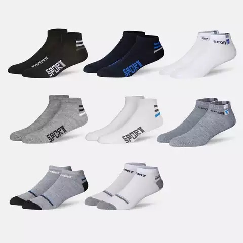 Kaos kaki olahraga pendek sematakaki motif kaos kaki sport (IMPORT) pria wanita dewasa unisex termurah