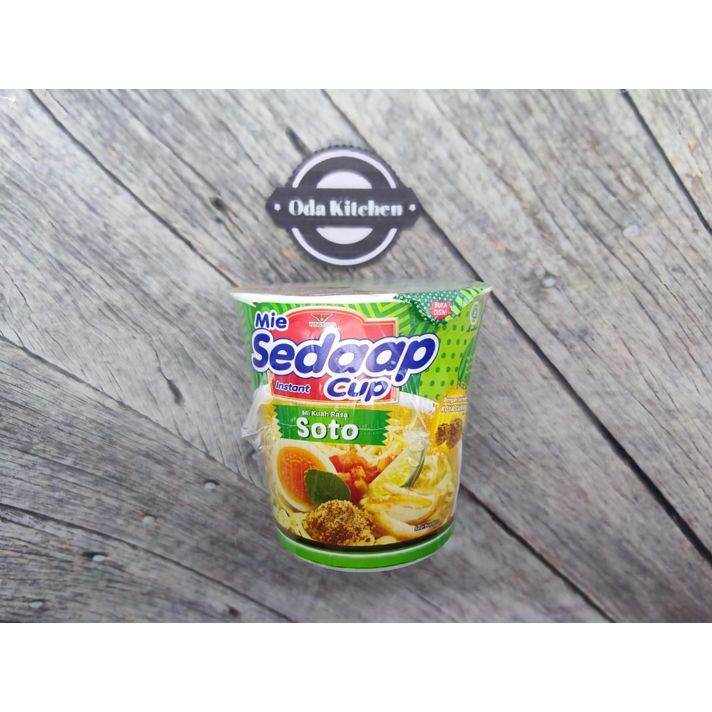 SEDAP SEDAAP MIE INSTANT KUAH SOTO CUP 77gr