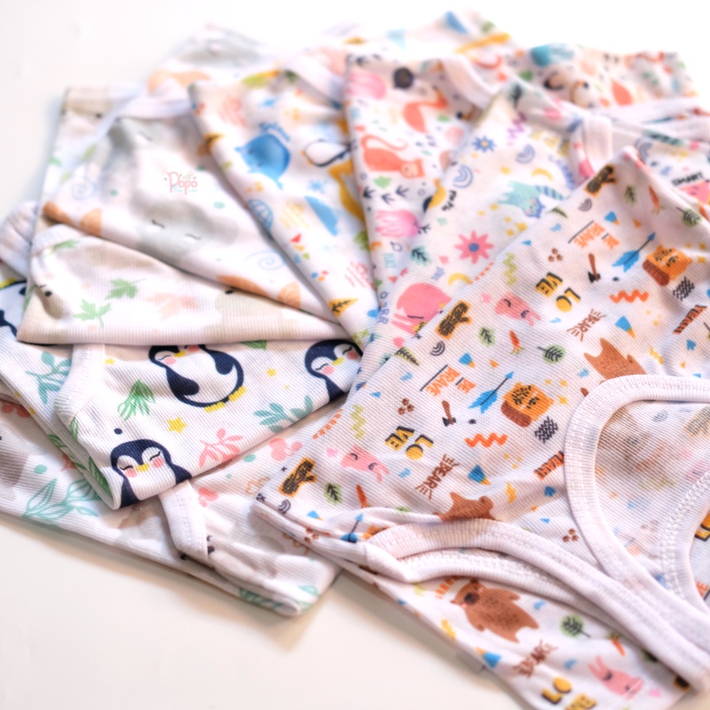KAOS DALAM BAYI / SINGLET BAYI PEREMPUAN/ LAKI MOTIF FULL PRINT