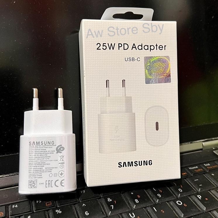 Langsung Order Adaptor Samsung 25W Usb C Adapter Kepala Charger Samsung Fast Charge 25Watt A51 A71 M