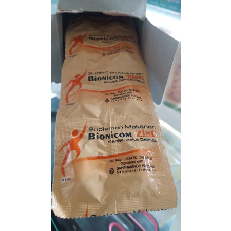 CAHAYA WONOGIRI - MULTIVITAMIN/VITAMIN FLU Bionicom tab