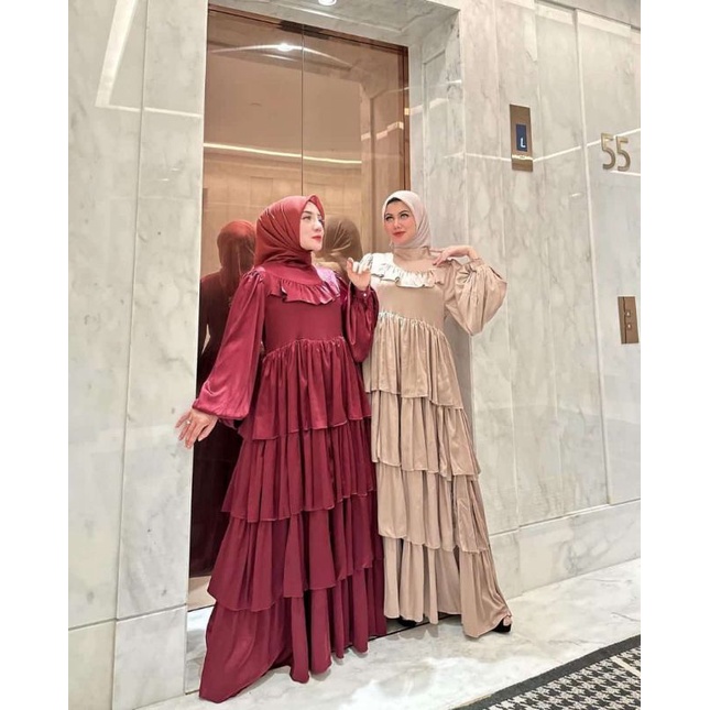 Dress Rempel Susun Shellasaukia