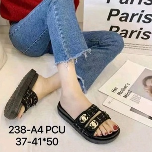 SANDAL WEDGES SOL KARET GUCI WANITA 2022