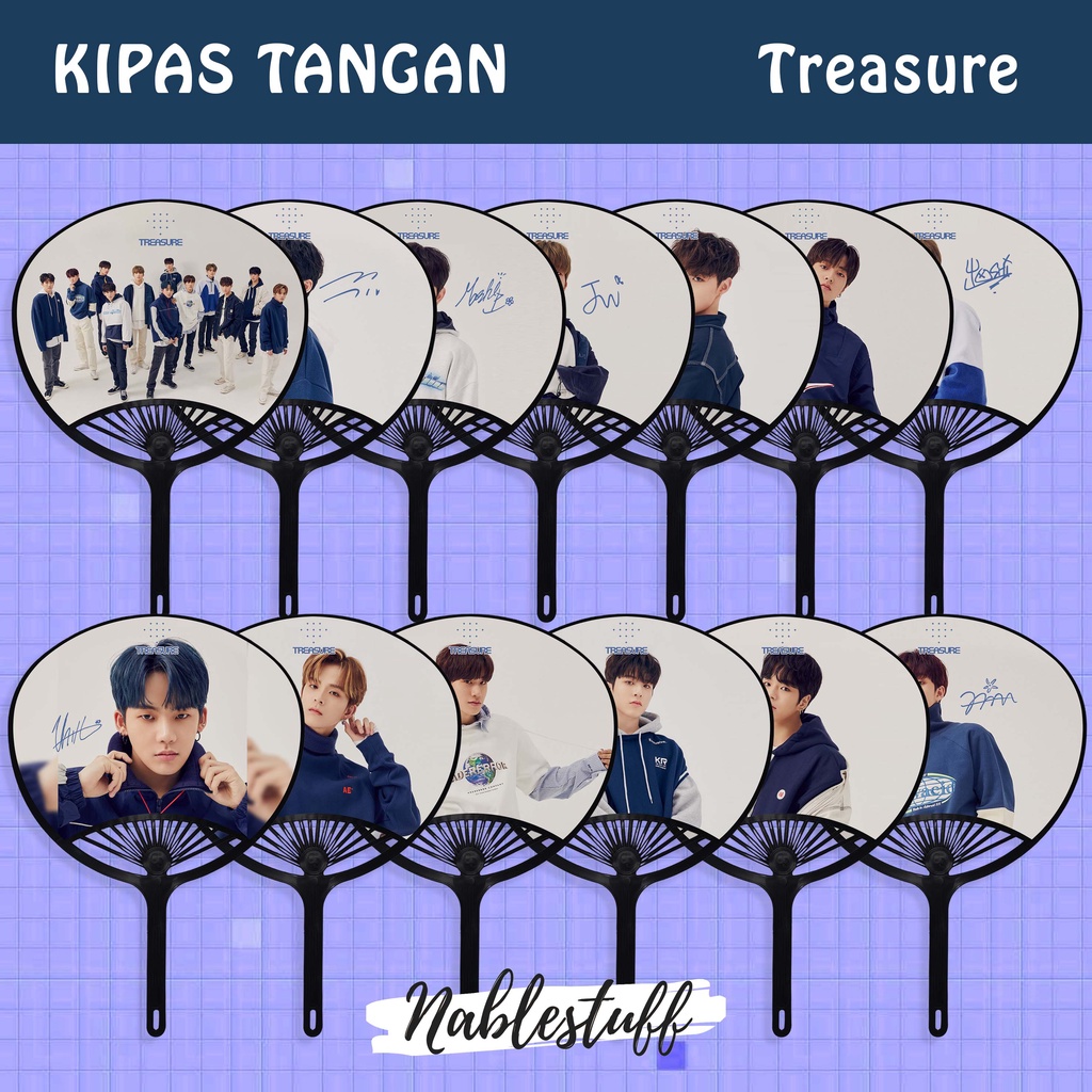 Kipas Tangan Unofficial Treasure Trejo // Kipas Kerang // Merchandise Kpop