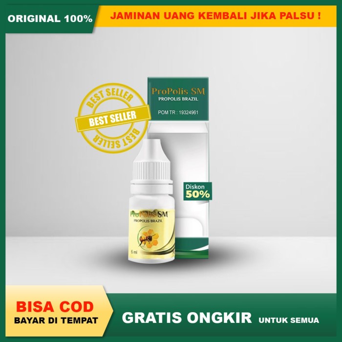 Obat Alergi Deterjen, Kulit Kasar, Panas, Kering, Propolis SM Asli