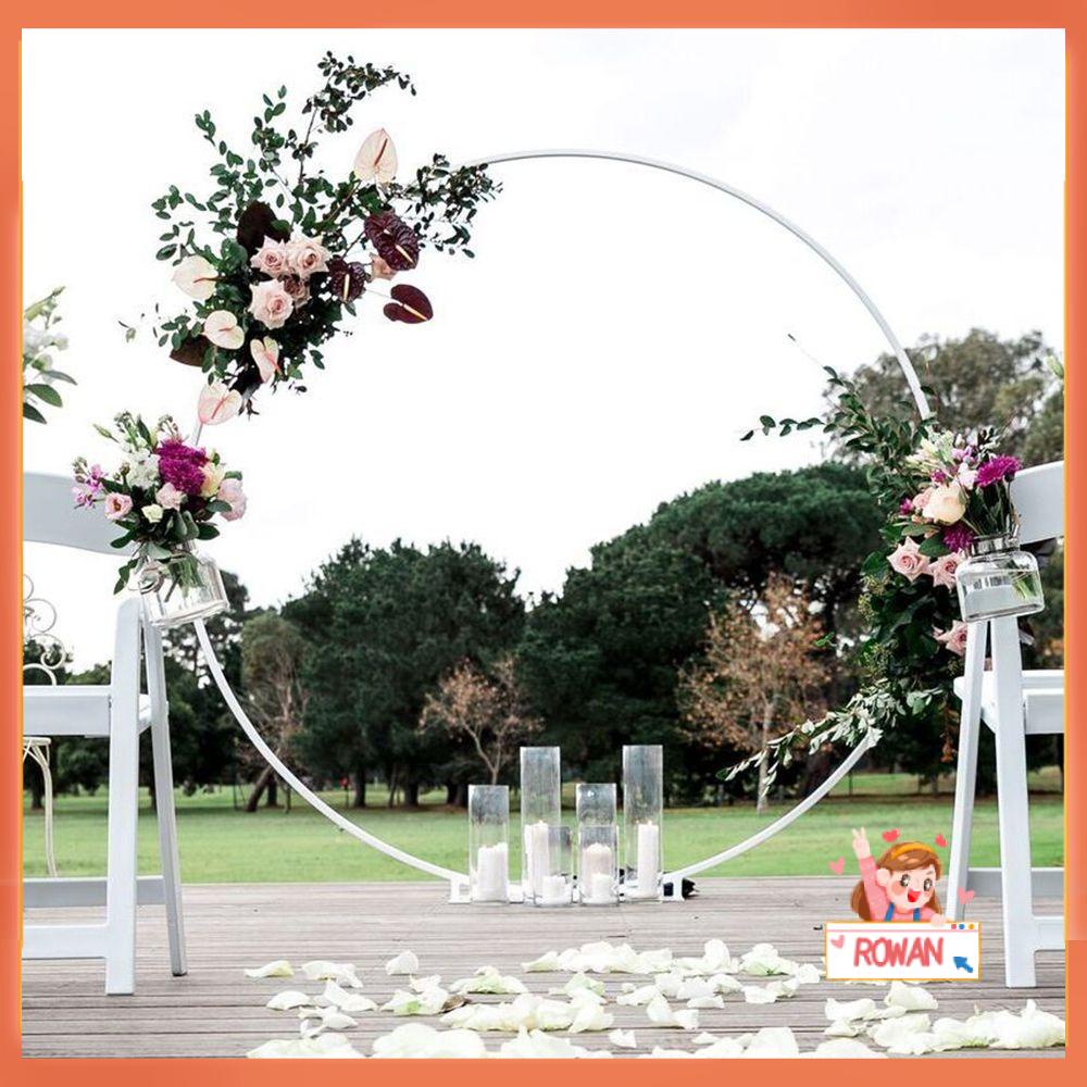 R-flower Lingkaran Balon Stand Baby Shower Decor Dekorasi Pernikahan Hoops DIY Wreath Frame