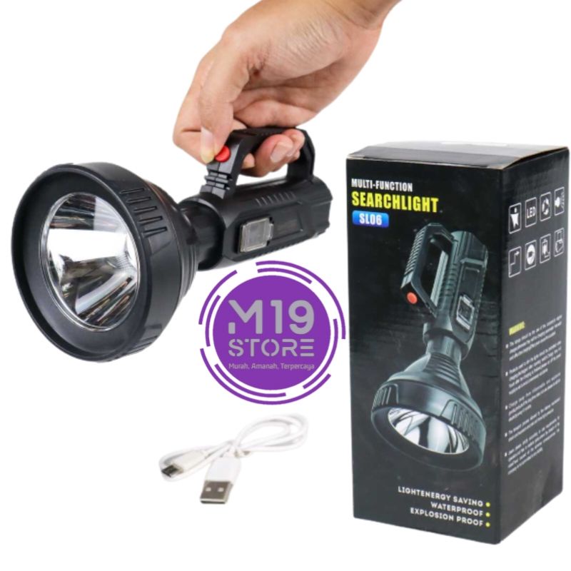 Senter LED Waterproof USB Recharge Cree XPE - LH-A08