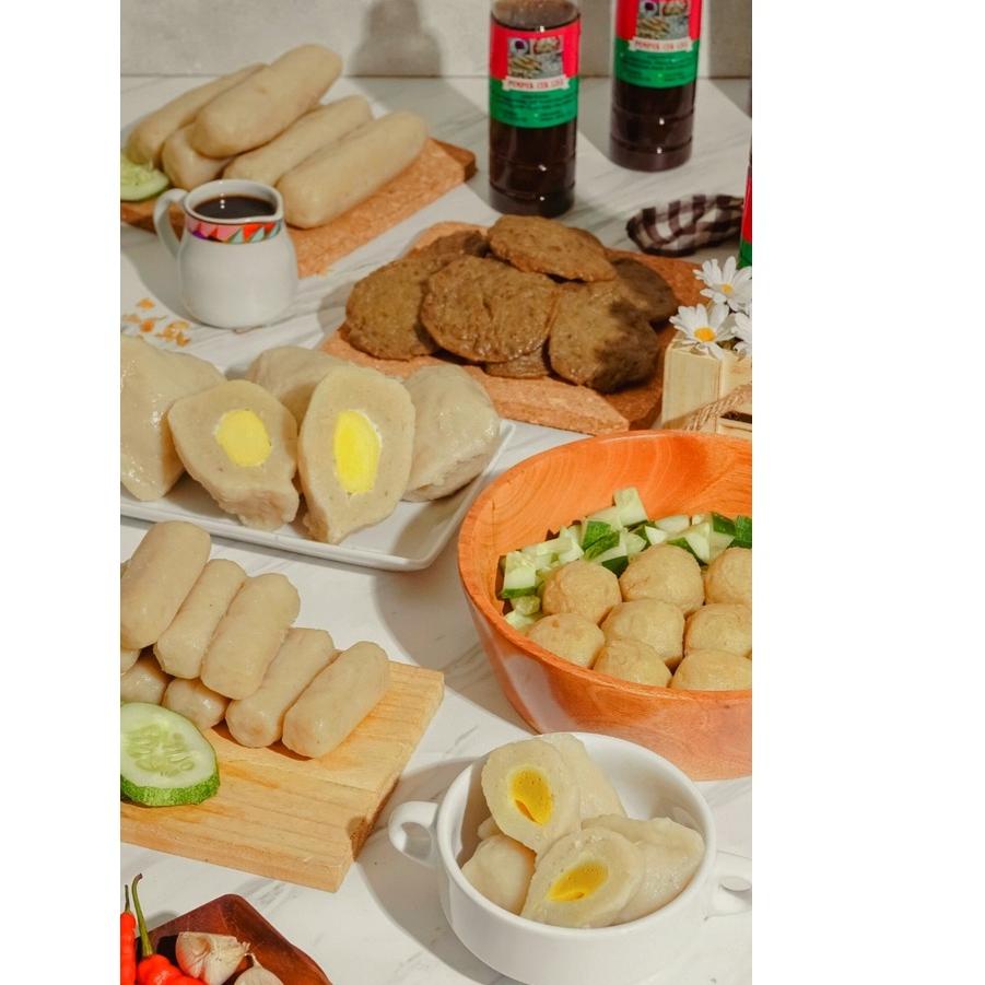 

⚡COD⚡ PEMPEK PALEMBANG KECIL PAKET CAMPUR ISI 20PCS/1KG + CUKO PEMPEK FROZEN MAKANAN BEKU FROZEN FOOD