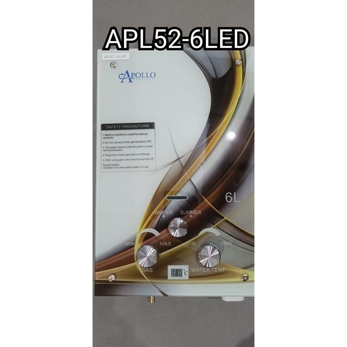 WATER HEATER APOOL KACA DIGITAL 52 6LED