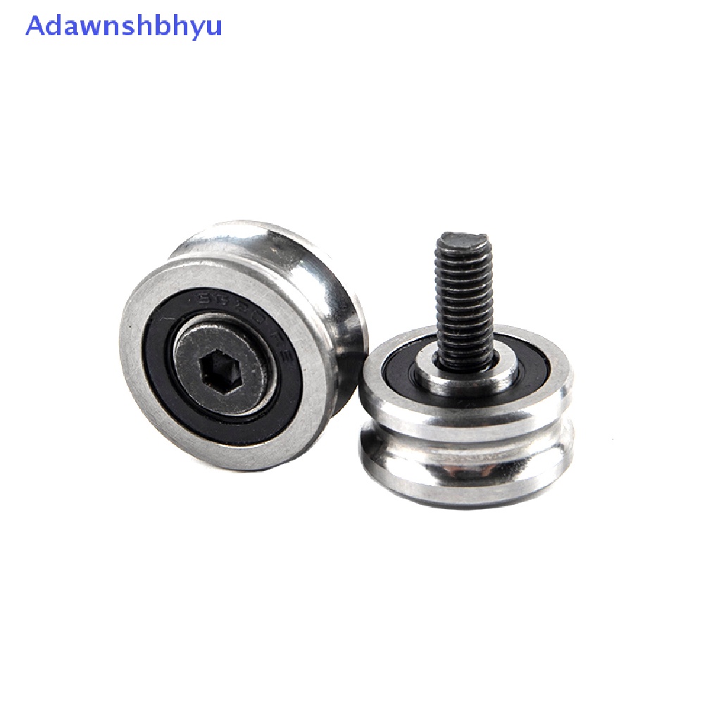 Adhyu SG15 SG20 SG25 SG66+M5 M6 M8 Screw Steel Pulley Ball Bearings Track Guide Roller ID