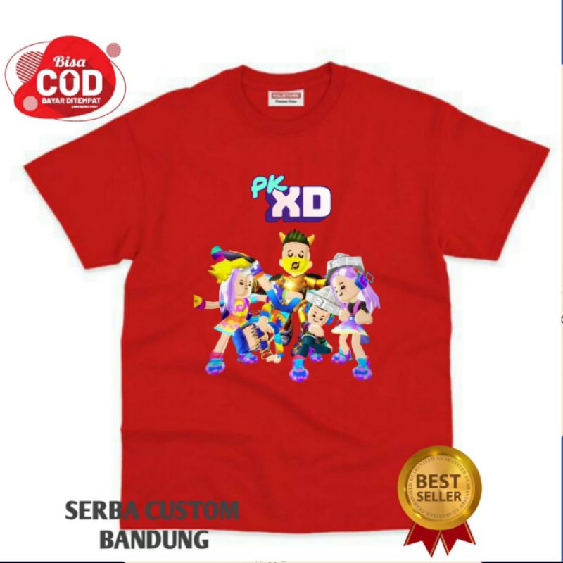 Kaos Anak Game PK XD Bahan Premium Unisex