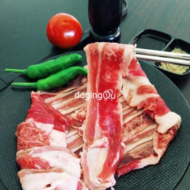 

[BAYAR DITEMPAT] Daging Slice Beef Shortplate 500gr Impor U.S / Yoshinoya / Shabu Dagingqu Bandung