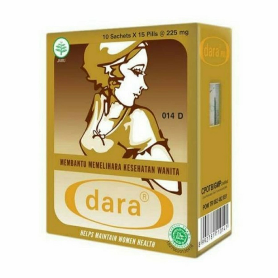 DARA 150 pil - Original Borobudur Herbal - mengencangkan payudara