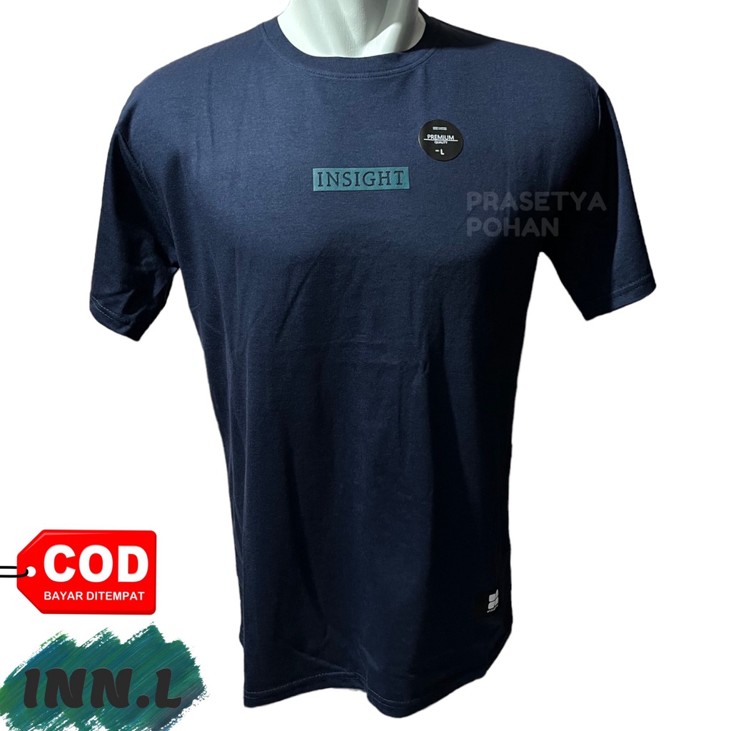 Men's T Shirts Cotton Combed - Kaos Pria Berbahan Katun BLACK