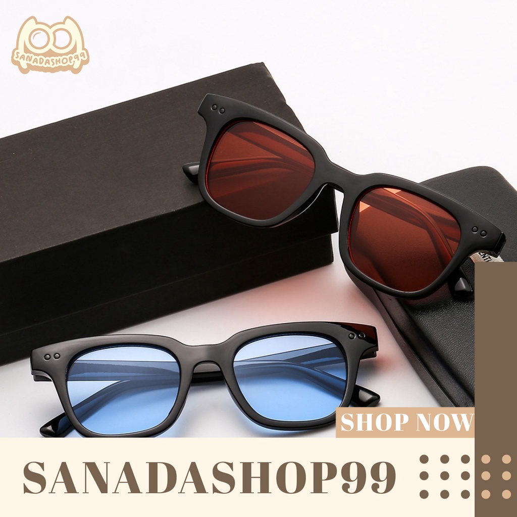 (KM49) Kacamata Terbaru Wanita Kotak Style Kacamata Sunglasses Import Wanita Kacamata Fashion Murah