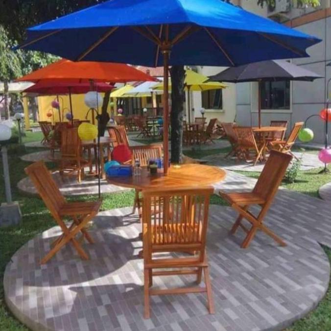 Meja Payung Set Resto/Taman/Outdoor