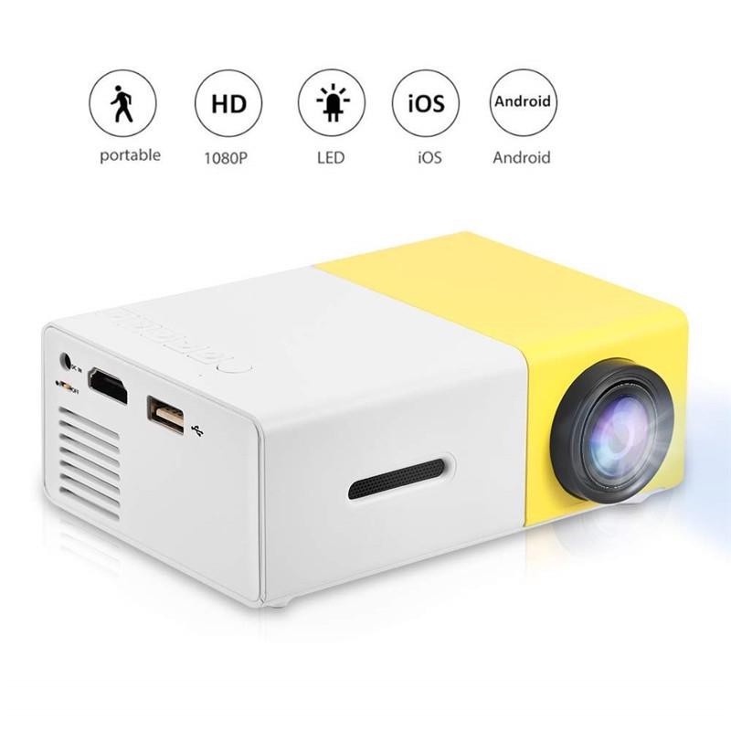 YG300 Ultra Portabel Mini LED Pico proyektor untuk rumah terpencil yg300 lcd proyektor