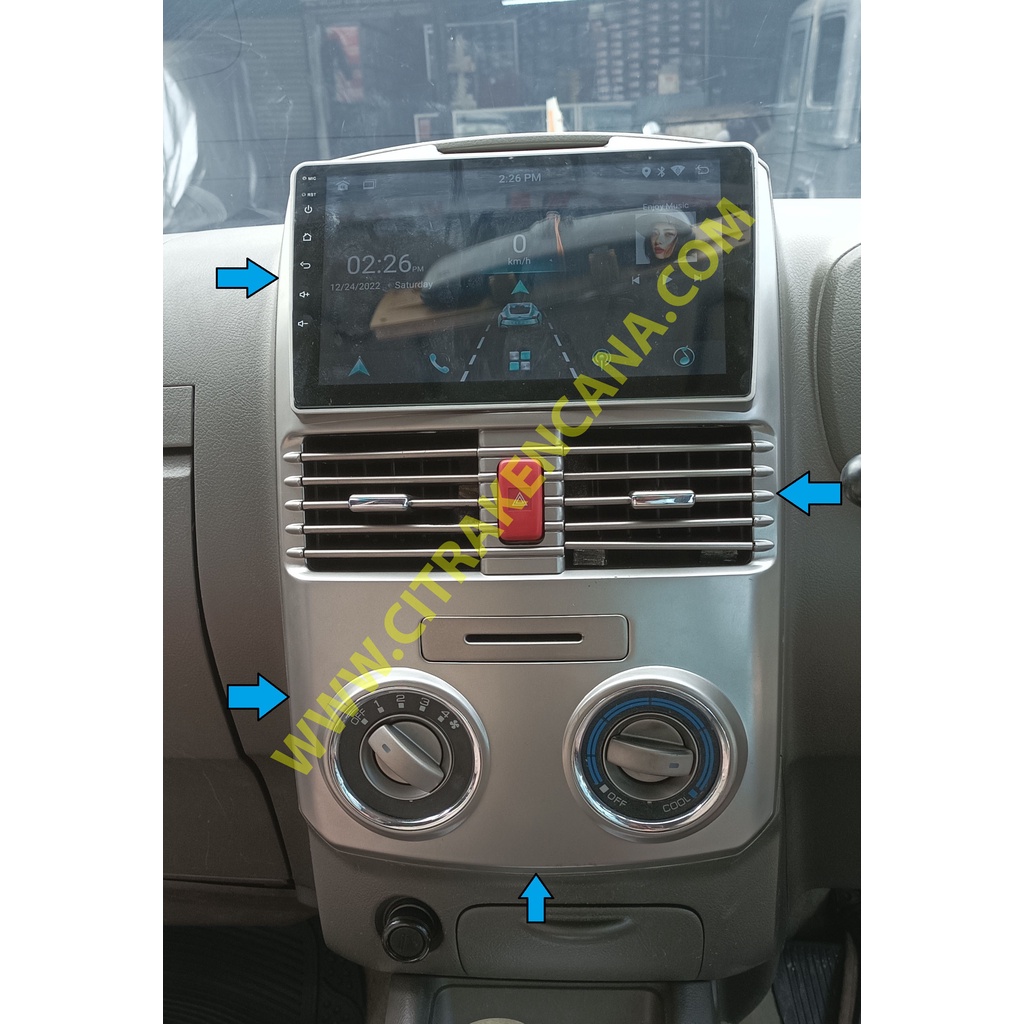 HEADUNIT ANDROID 9" RUSH TERIOS + KAMERA PARKIR