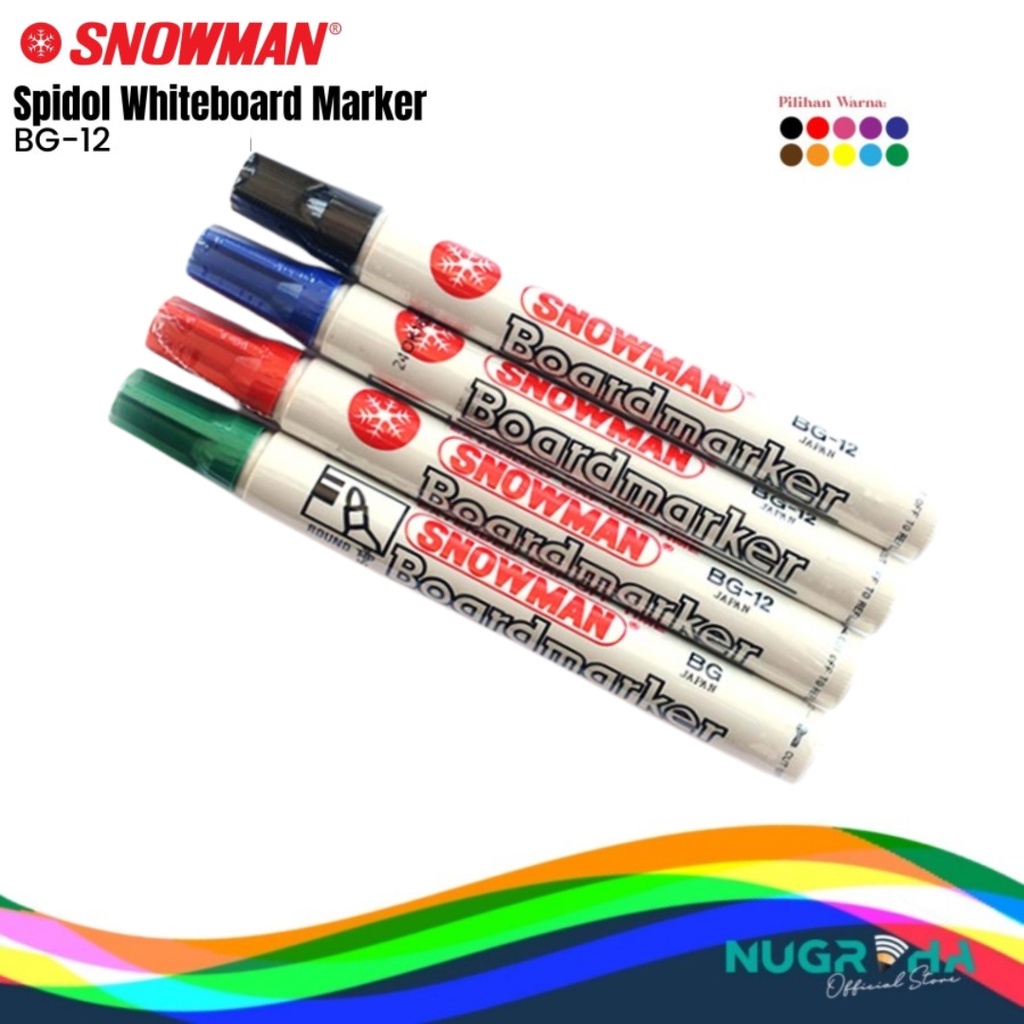 

SPIDOL WHITEBOARD MARKER SNOWMAN BG-12