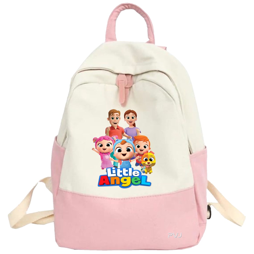 PVJ - Tas Anak Perempuan Motif Little Anggel Ransel Sekolah SD