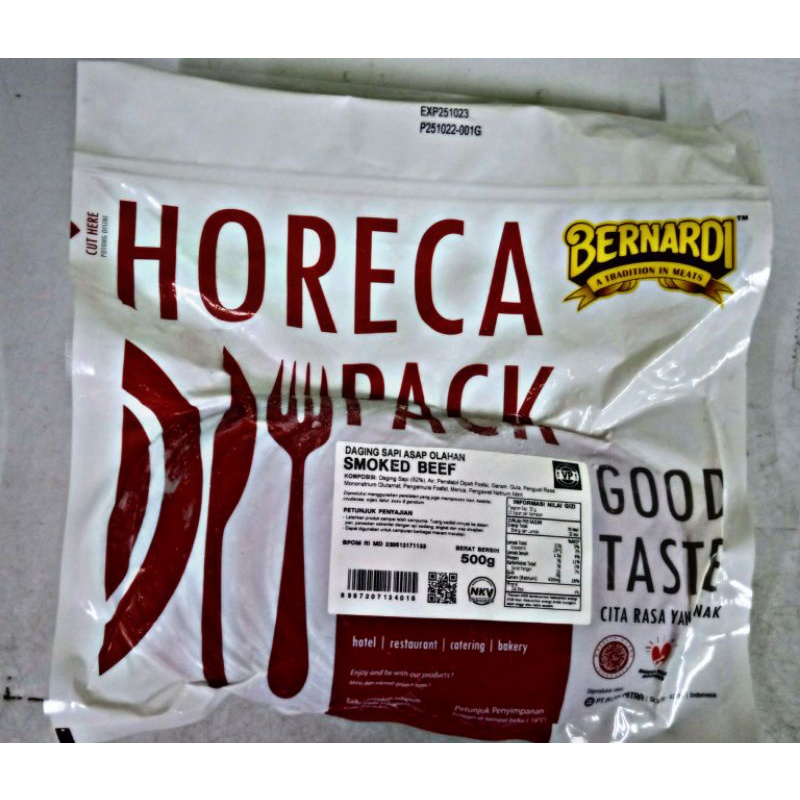 

Bernardi Smoked Beef Bulat VP 500 Gr