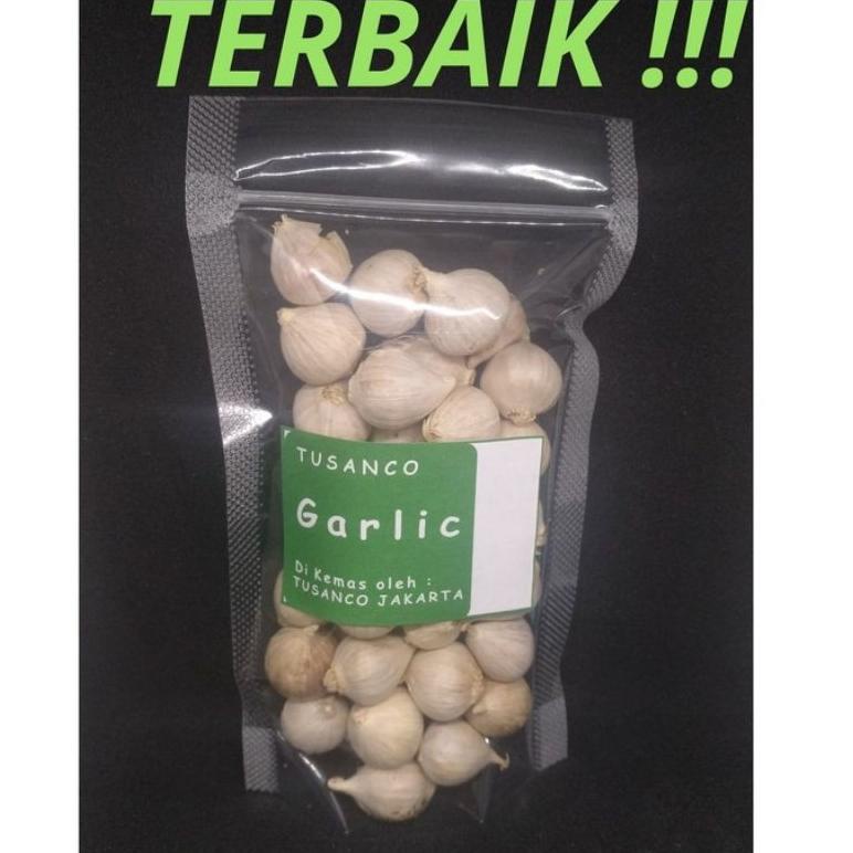 

[KODE PRODUK 7LNGT3358] ( Sudah dicuci ) Bawang Putih Tunggal 100 gram Tusanco