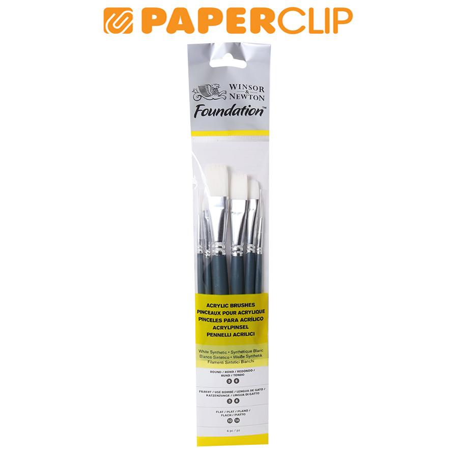 

KUAS LUKIS WINSOR & NEWTON FOUNDATION ACRYLIC SYNTHETIC SH 6 5295007