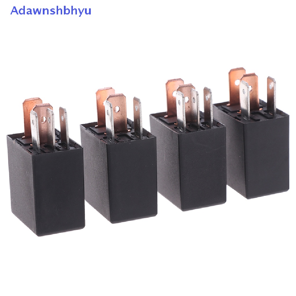 Adhyu DC 12V 24V 40A Arus Terukur 1NO 1NC SPDT 4per5pin Relay Alarm Otomotif Mobil ID
