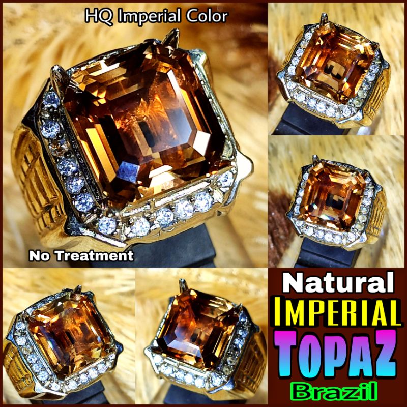 NATURAL IMPERIAL TOPAZ BRAZIL SERTI bkn Sapphire Blue Yellow Star London Swiss Ruby Safir