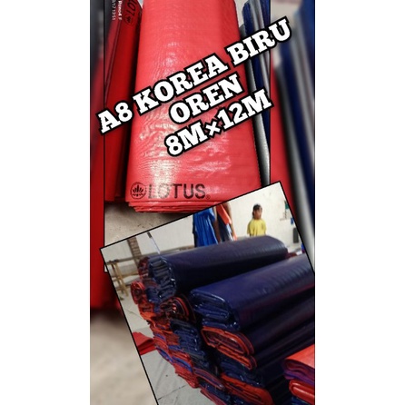 Terpal A8 Korea 8m×12m