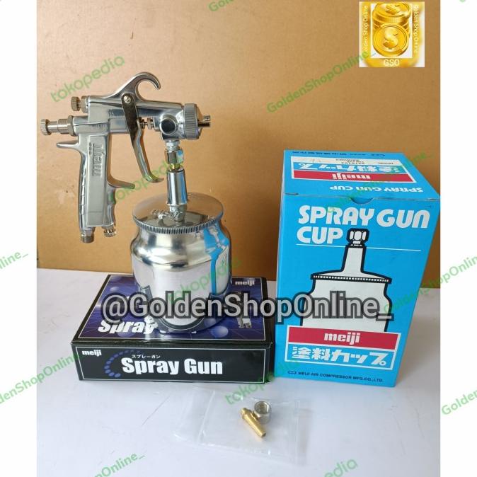 Spray Gun Meiji F110 Tabung Bawah Asli Jepang