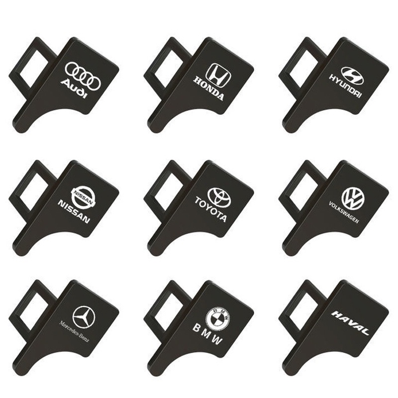 [new] Concealed Car Safety Buckle Clip Seat Belt Plug Untuk Audi A3 8P 8l A1 Q5 TT Mk2 A5 A4 B7 B8 B5 A6 C7 C6 C5 Q7 Q3