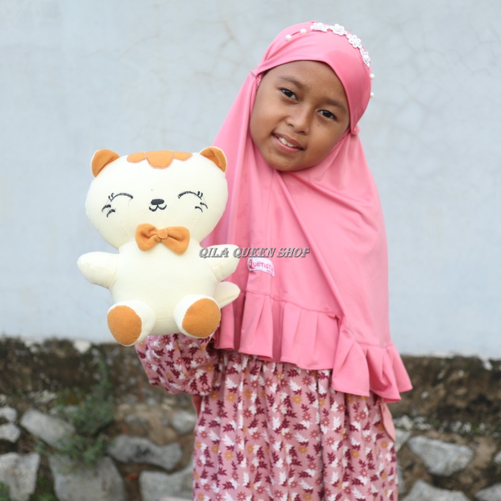 BONEKA KUCING CANTIK S OB SNI LABEL termurah bisa cod terlaris, MEERRY CAT Kawai Lembut