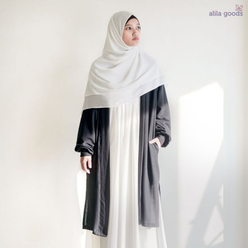 Jual New Arrival Outer Waffle By Hijab Alila Outer Motif Cantik