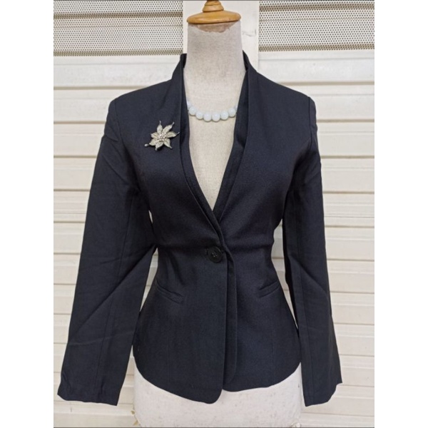 Blazer kantor Atasan Hitam