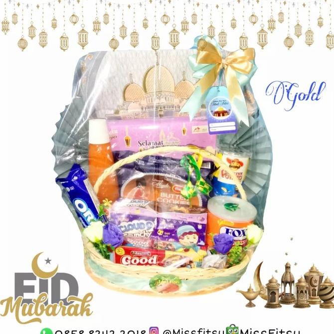 

READY Parcel lebaran idul fitri cookies snack sirup dan sajadah