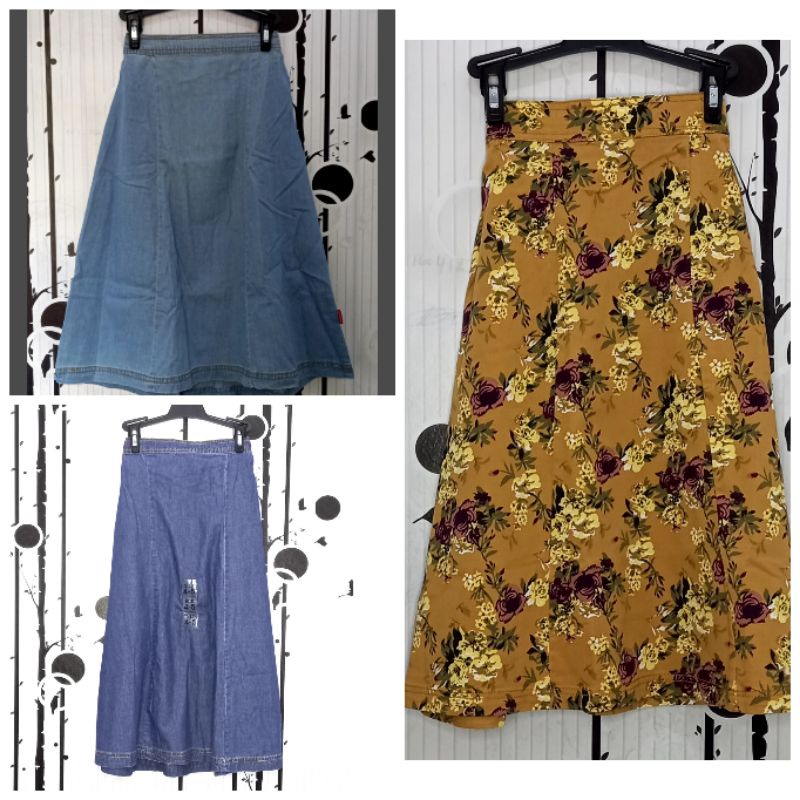 cool kids : rok panjang denim anak perempuan original branded