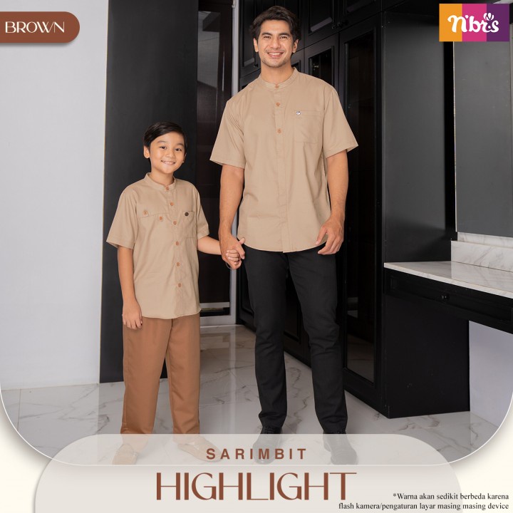 HIGHLIGHT KOKO NIBRAS BROWN / KOKO BAPAK - KOKO ANAK