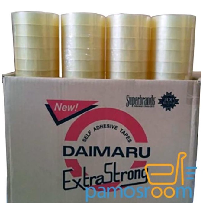 

Isolasi / Solatip Daimaru 24mm x 72 Yard. 1 inch x 72 Yard Murahhhh