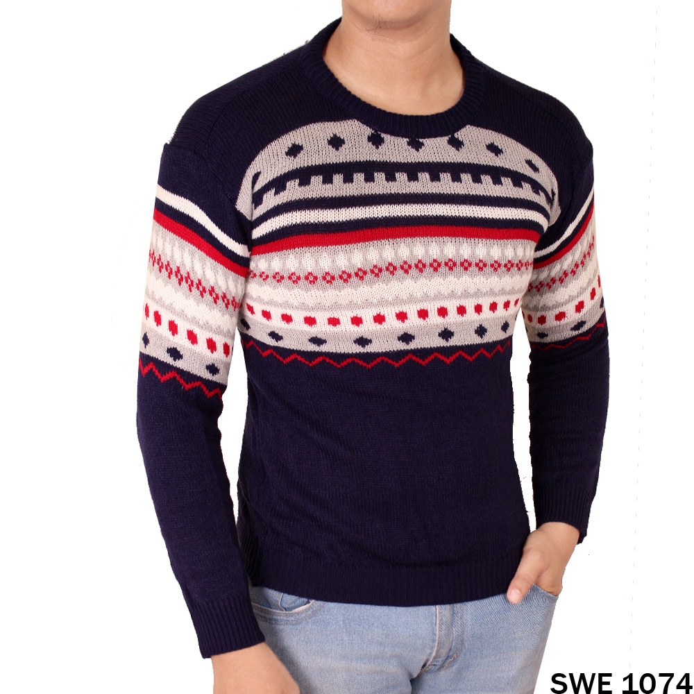 Sweater Tribal Pria Sweater - SWE 1070