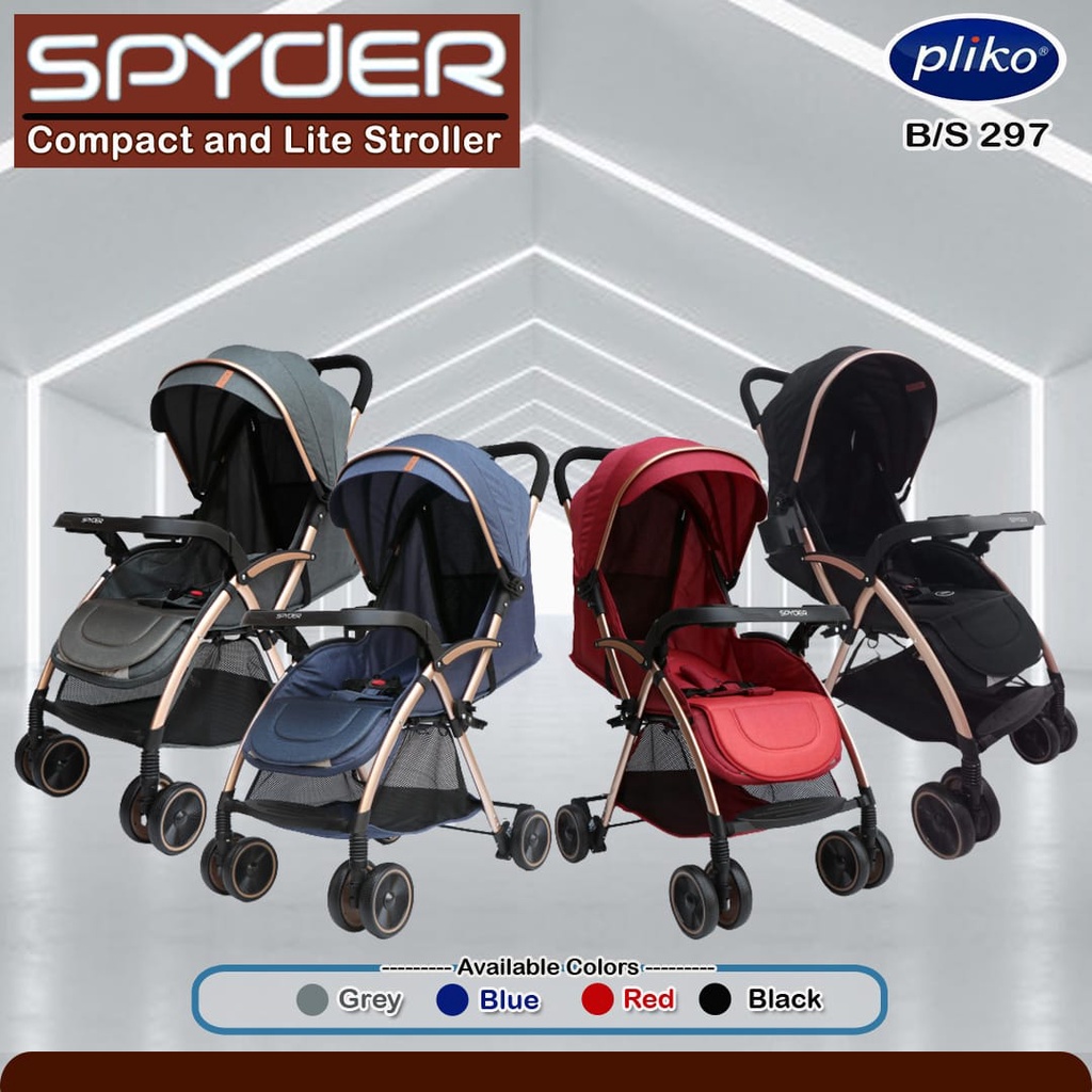 Kereta Dorong Bayi Pliko Spyder 297 / Pliko Spyder / Stroller Pliko