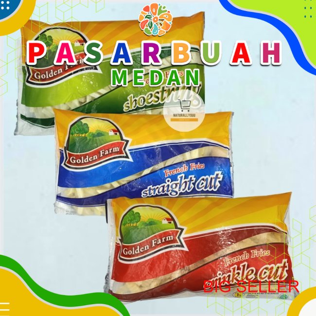 

Distributor Golden Farm Kentang Goreng 500gr French Fries | PASAR BUAH MEDAN