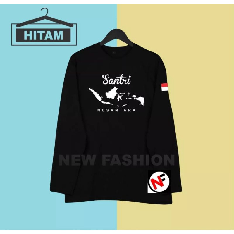 KAOS LENGAN PANJANG SANTRI NUSANTARA SANTRI INDONESIA//BAJU SANTRI