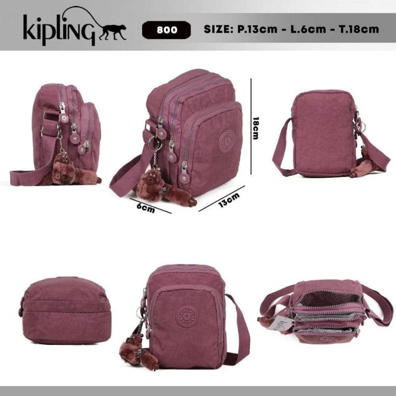 NEW ITEM tas kipl*ng sling bag / selempang kode 800