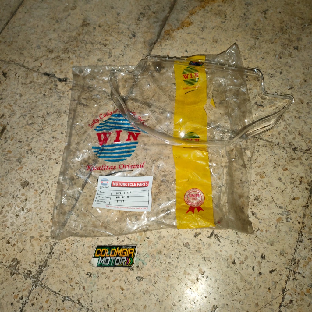 Mika lampu depan supra x 125 lama Mika lampu supra x 125 lama Kaca lampu depan supra x 125 lama Kaca