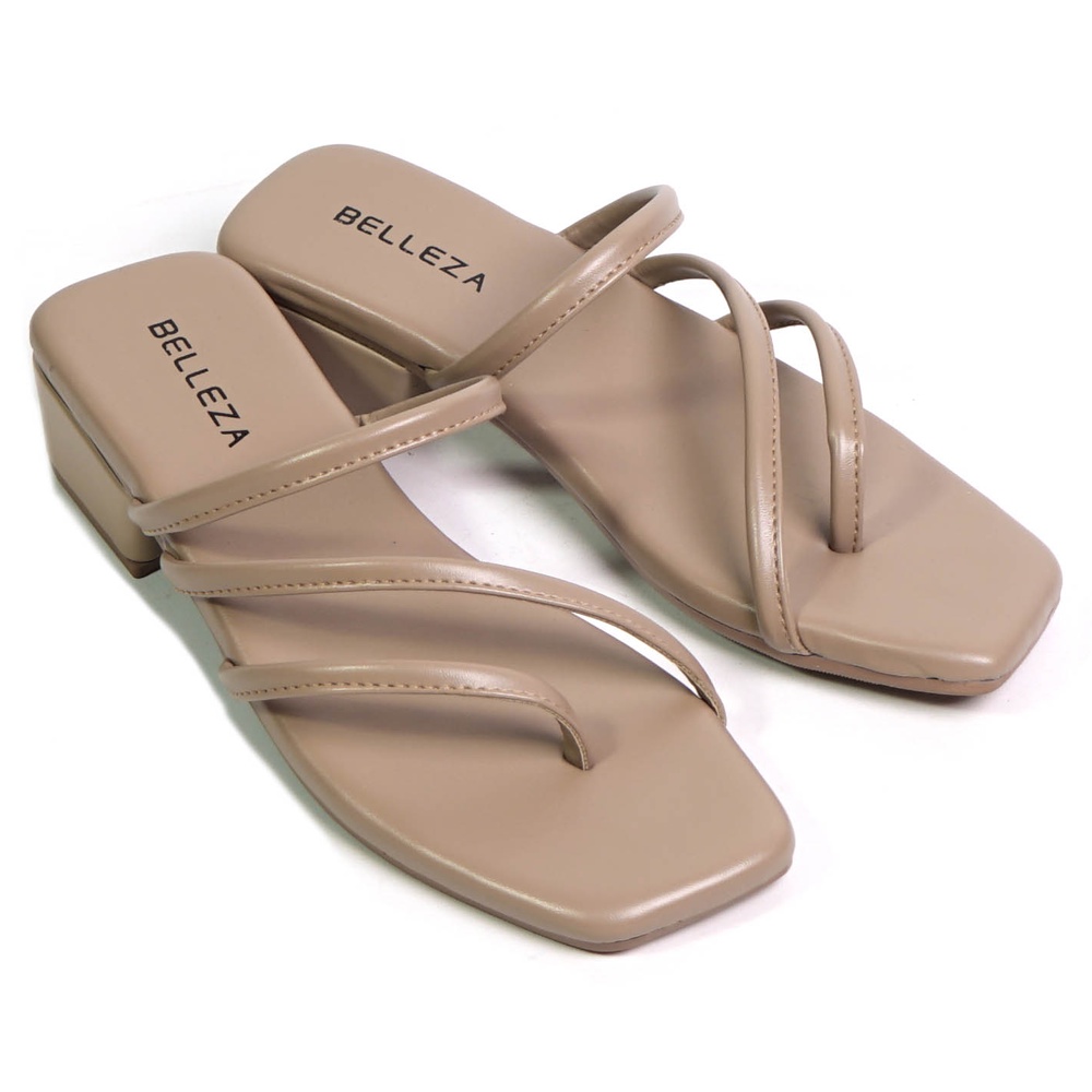 Belleza Shoes Mall Sendal Heels Wanita JOIA Smoke Sandal Heel Cewek Terbaru Murah Kekinian