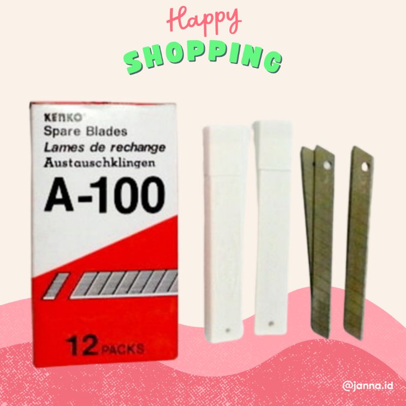 

Isi Cutter Kenko Kecil / Refil Cutter KENKO Kecil A100