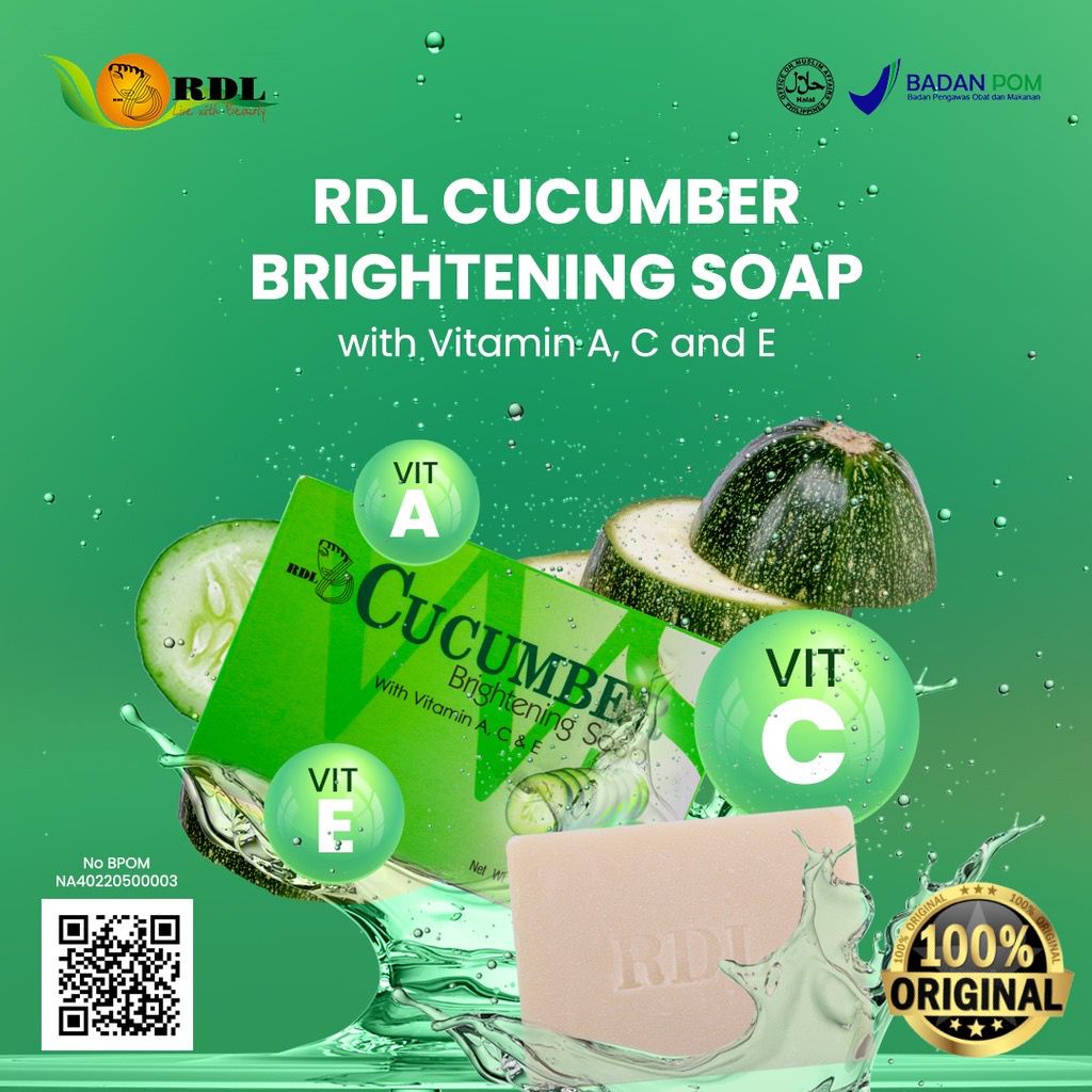 RDL Cucumber Brightening Soap 135 G